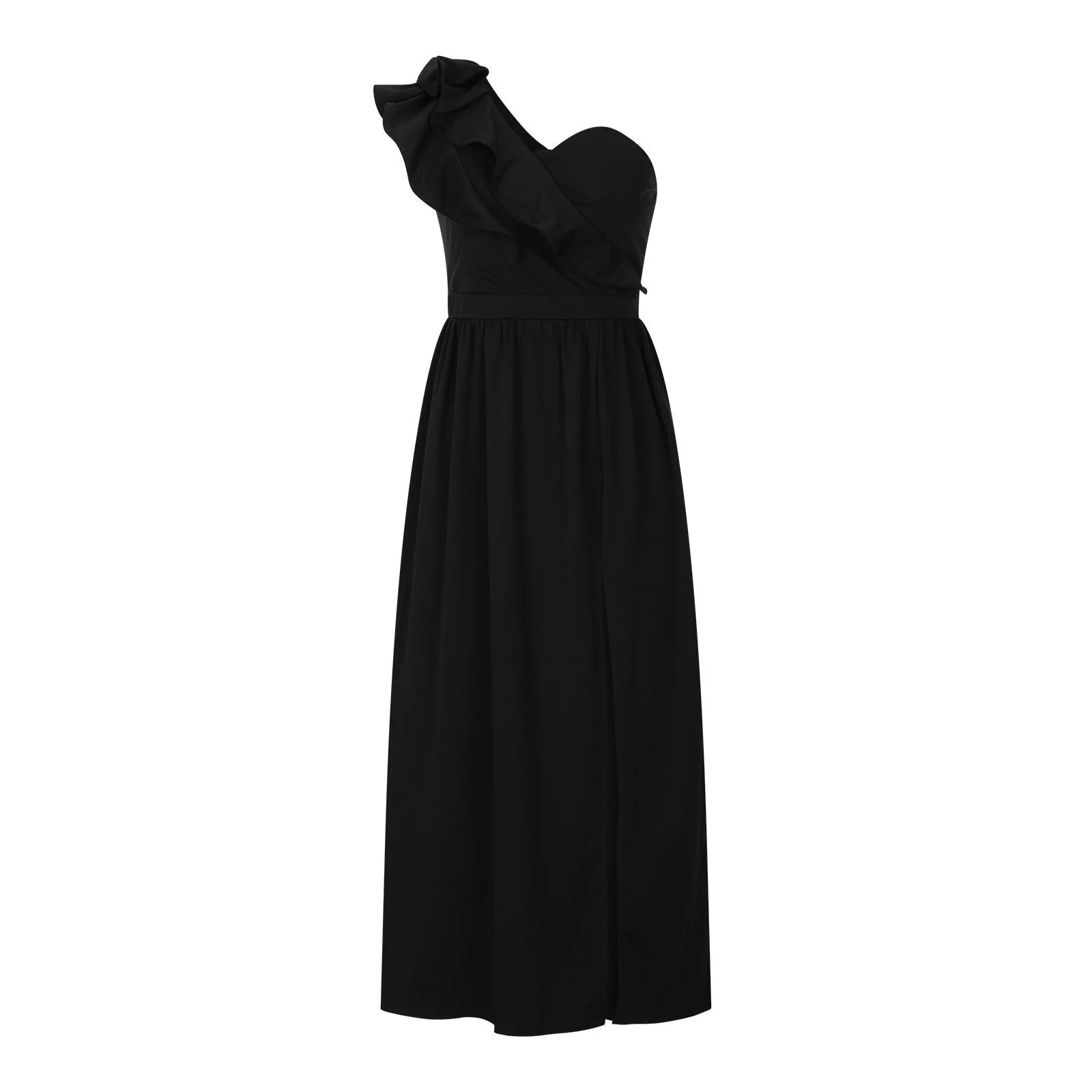 plus Size Women'S Summer Dresses Clearance, Sleeveless Sloping Shoulder Sexy Long Party Club Dresses, Sizes S-2XL